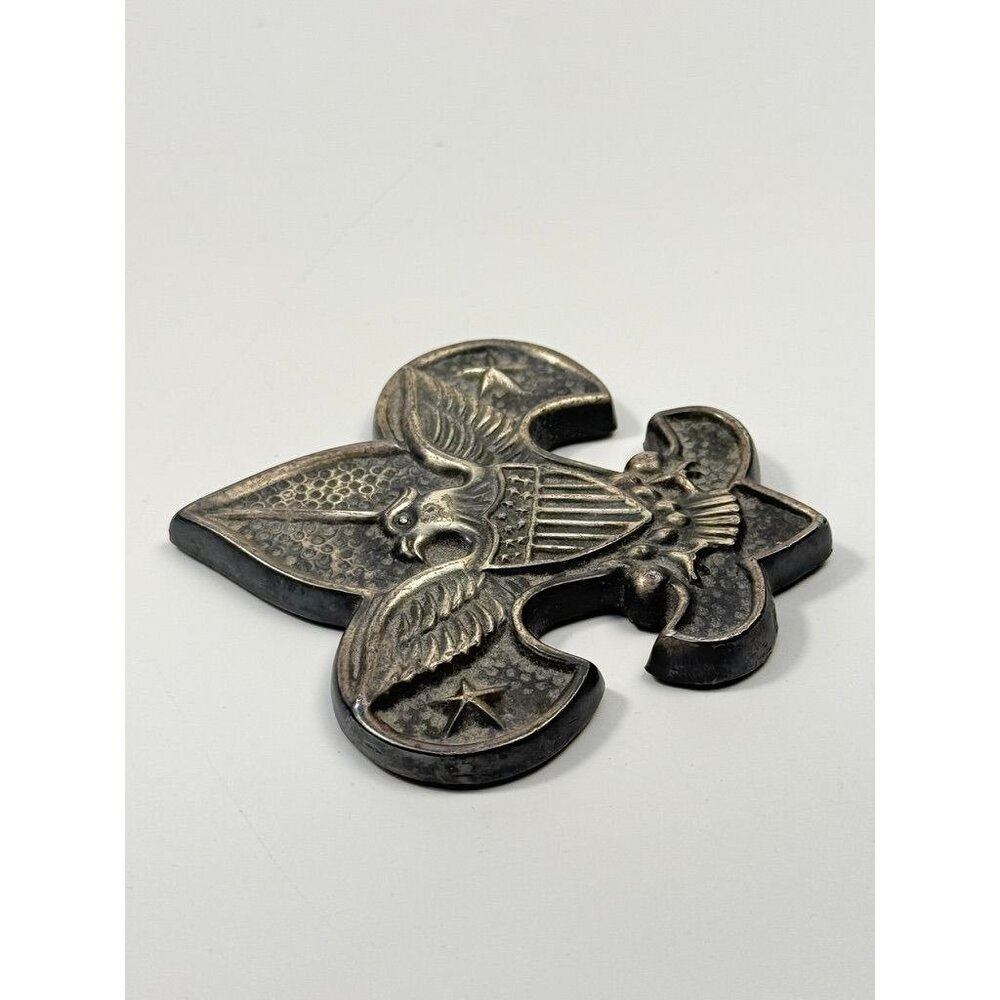 Paperweight Boy Scouts of America Fleur-de-Lis Felt Back Office Desk Decor - Picture 8 of 14